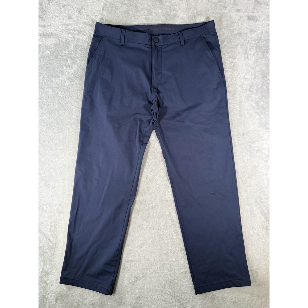 Rhone Pants Mens 36 Blue Commuter Performance Chino Golf